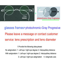 Load image into Gallery viewer, Vintage Handmade Old Glasses 30 32 34 36 38mm Small Round Myopia Optical Prescription Anti-Blu-ray Eyewear Frame Female Retro