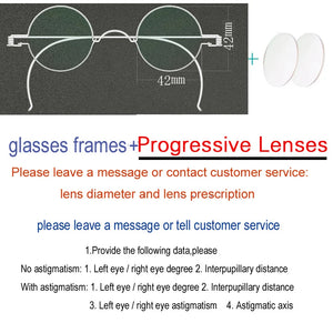 Vintage Handmade Old Glasses 30 32 34 36 38mm Small Round Myopia Optical Prescription Anti-Blu-ray Eyewear Frame Female Retro