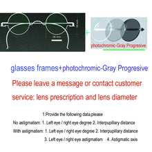 Load image into Gallery viewer, Vintage Handmade Old Glasses 30 32 34 36 38mm Small Round Myopia Optical Prescription Anti-Blu-ray Eyewear Frame Female Retro