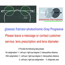 Load image into Gallery viewer, Vintage Handmade Old Glasses 30 32 34 36 38mm Small Round Myopia Optical Prescription Anti-Blu-ray Eyewear Frame Female Retro