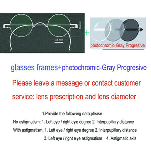 Vintage Handmade Old Glasses 30 32 34 36 38mm Small Round Myopia Optical Prescription Anti-Blu-ray Eyewear Frame Female Retro