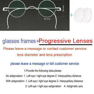 Vintage Handmade Old Glasses 30 32 34 36 38mm Small Round Myopia Optical Prescription Anti-Blu-ray Eyewear Frame Female Retro