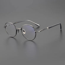 Load image into Gallery viewer, Vintage Japan Titanium Glasses Frame Men Round Ultra Light Prescription Myopia Eyeglasses Frame Women   Brand Eyewear