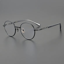 Load image into Gallery viewer, Vintage Japan Titanium Glasses Frame Men Round Ultra Light Prescription Myopia Eyeglasses Frame Women   Brand Eyewear