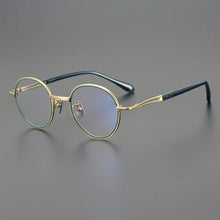 Load image into Gallery viewer, Vintage Japan Titanium Glasses Frame Men Round Ultra Light Prescription Myopia Eyeglasses Frame Women   Brand Eyewear