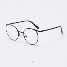 Load image into Gallery viewer, Vintage   Anti Blue Light Metal Optical Round Glasses Frames Men Women  Computer Eyeglasses 50383