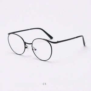 Vintage   Anti Blue Light Metal Optical Round Glasses Frames Men Women  Computer Eyeglasses 50383