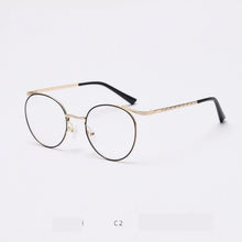 Load image into Gallery viewer, Vintage   Anti Blue Light Metal Optical Round Glasses Frames Men Women  Computer Eyeglasses 50383