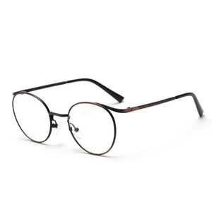 Vintage   Anti Blue Light Metal Optical Round Glasses Frames Men Women  Computer Eyeglasses 50383
