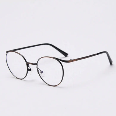 Vintage   Anti Blue Light Metal Optical Round Glasses Frames Men Women  Computer Eyeglasses 50383
