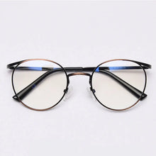 Load image into Gallery viewer, Vintage   Anti Blue Light Metal Optical Round Glasses Frames Men Women  Computer Eyeglasses 50383