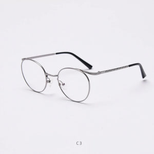 Vintage   Anti Blue Light Metal Optical Round Glasses Frames Men Women  Computer Eyeglasses 50383