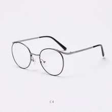 Load image into Gallery viewer, Vintage   Anti Blue Light Metal Optical Round Glasses Frames Men Women  Computer Eyeglasses 50383