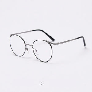 Vintage   Anti Blue Light Metal Optical Round Glasses Frames Men Women  Computer Eyeglasses 50383