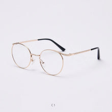 Load image into Gallery viewer, Vintage   Anti Blue Light Metal Optical Round Glasses Frames Men Women  Computer Eyeglasses 50383