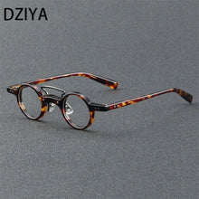 Load image into Gallery viewer, Vintage Luxury Brand Acetate Glasses Frame Handmade Myopia Optical Prescription Eyeglasses Frame Women Round Eyewear 60610