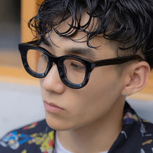 Load image into Gallery viewer, Vintage Matte Thick Acetate Square Glasses Frame Men Women Optical Myopia Prescription Eyeglasses Korean Retro Full Rim Eyewear
