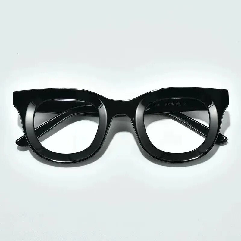 Sheomy Matte Black Vintage Sun Glasses for Men Women UV Protection Fashion Korean Style Unisex Trend Eyewear Original Shades for Men Driving Fishing