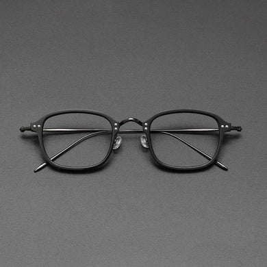 Vintage Men Titanium Glasses Frame Male Square Luxury Brand Eyewear Women Myopia Prescription Optical Acetate Eyeglasses Frame