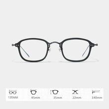 Load image into Gallery viewer, Vintage Men Titanium Glasses Frame Male Square Luxury Brand Eyewear Women Myopia Prescription Optical Acetate Eyeglasses Frame