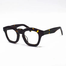 Load image into Gallery viewer, Vintage Myopia NEARSIGHTED Distance Tortoise Crystal Glasses Square Thick Acetate EYEGLASSES -1.0 -1.25 -150 -175 -200 -250 -600