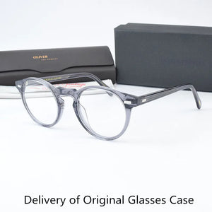 Vintage Optical Glasses Frame OV5186 Eyeglasses for Women Men Spetacle Eyewear Frames Myopia Prescription Glasses Origin Case