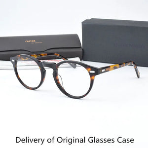 Vintage Optical Glasses Frame OV5186 Eyeglasses for Women Men Spetacle Eyewear Frames Myopia Prescription Glasses Origin Case
