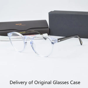Vintage Optical Glasses Frame OV5186 Eyeglasses for Women Men Spetacle Eyewear Frames Myopia Prescription Glasses Origin Case