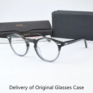 Vintage Optical Glasses Frame OV5186 Eyeglasses for Women Men Spetacle Eyewear Frames Myopia Prescription Glasses Origin Case