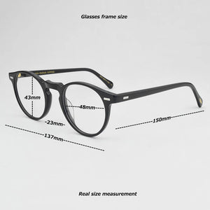Vintage Optical Glasses Frame OV5186 Eyeglasses for Women Men Spetacle Eyewear Frames Myopia Prescription Glasses Origin Case
