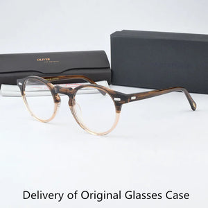 Vintage Optical Glasses Frame OV5186 Eyeglasses for Women Men Spetacle Eyewear Frames Myopia Prescription Glasses Origin Case