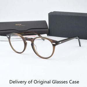 Vintage Optical Glasses Frame OV5186 Eyeglasses for Women Men Spetacle Eyewear Frames Myopia Prescription Glasses Origin Case