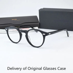 Vintage Optical Glasses Frame OV5186 Eyeglasses for Women Men Spetacle Eyewear Frames Myopia Prescription Glasses Origin Case