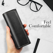 Load image into Gallery viewer, Vintage PU Leather Glasses Case  3D Glasses Holder Eyewear Storage Box Personality Myopia Sunglasses Container Gift