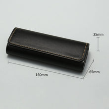Load image into Gallery viewer, Vintage PU Leather Glasses Case  3D Glasses Holder Eyewear Storage Box Personality Myopia Sunglasses Container Gift