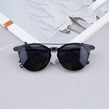 Load image into Gallery viewer, Vintage Polarized Titanium Clip on Sunglasses Retro Glasses Frame Acetate Frame Myopia Glasses Frame Sunglasses for Men