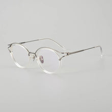 Load image into Gallery viewer, Vintage Pure Titanium Eyeglasses Frame Men Designer Myopia Prescription Optical Glasses Frame Women Retro Luxury Brand Eyewear