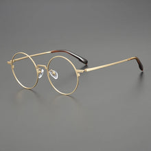 Load image into Gallery viewer, Vintage Pure Titanium Eyeglasses Frame Men Japan Round Prescription Myopia Glasses Frame Women Retro   Brand Eyewear