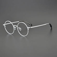 Load image into Gallery viewer, Vintage Pure Titanium Eyeglasses Frame Men Japan Round Prescription Myopia Glasses Frame Women Retro   Brand Eyewear