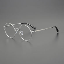 Load image into Gallery viewer, Vintage Pure Titanium Eyeglasses Frame Men Japan Round Prescription Myopia Glasses Frame Women Retro   Brand Eyewear