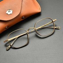 Load image into Gallery viewer, Vintage Pure Titanium Eyeglasses Frame Men Retro 2022 Myopia Prescription Optical Glasses Women Luxury Brand Small Eyewear