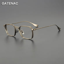 Load image into Gallery viewer, Vintage Pure Titanium Eyeglasses Frame Men Square Prescription Myopia Glasses Frame Women Retro   Brand Designer Eyewear
