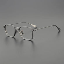 Load image into Gallery viewer, Vintage Pure Titanium Eyeglasses Frame Men Square Prescription Myopia Glasses Frame Women Retro   Brand Designer Eyewear