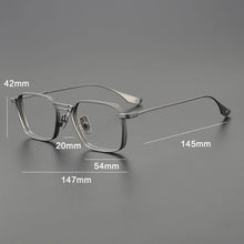 Load image into Gallery viewer, Vintage Pure Titanium Eyeglasses Frame Men Square Prescription Myopia Glasses Frame Women Retro   Brand Designer Eyewear