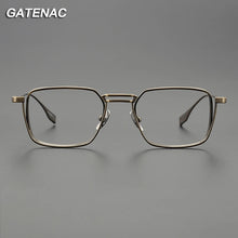 Load image into Gallery viewer, Vintage Pure Titanium Eyeglasses Frame Men Square Prescription Myopia Glasses Frame Women Retro   Brand Designer Eyewear