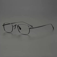 Load image into Gallery viewer, Vintage Pure Titanium Eyeglasses Frame Men Square Retro Prescription Myopia Optical Glasses Frame Women Luxury Small Eyewear