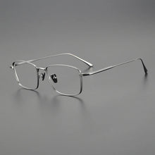 Load image into Gallery viewer, Vintage Pure Titanium Eyeglasses Frame Men Square Ultra Light Prescription Myopia Glasses Frame Male    Brand Eyewear