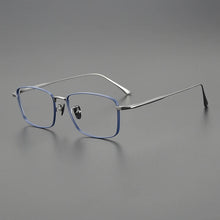 Load image into Gallery viewer, Vintage Pure Titanium Eyeglasses Frame Men Square Ultra Light Prescription Myopia Glasses Frame Male    Brand Eyewear
