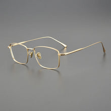 Load image into Gallery viewer, Vintage Pure Titanium Eyeglasses Frame Men Square Ultra Light Prescription Myopia Glasses Frame Male    Brand Eyewear