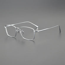 Load image into Gallery viewer, Vintage Pure Titanium Eyeglasses Frame Men Square Ultra Light Prescription Myopia Glasses Frame Male    Brand Eyewear